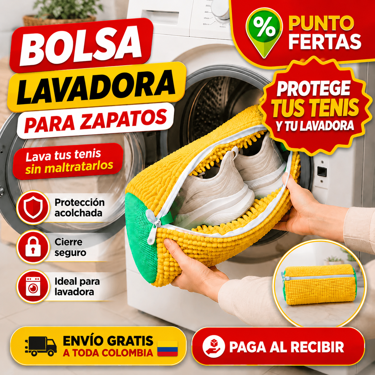 Funda bolsa Protectora Lavado De Zapatos